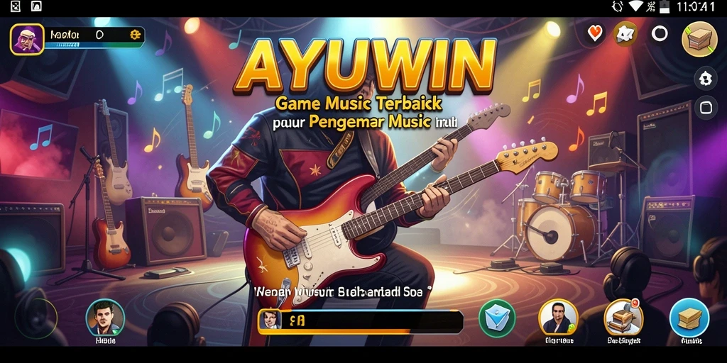 Screenshot AYUWIN menampilkan gameplay yang penuh energi dan seru.