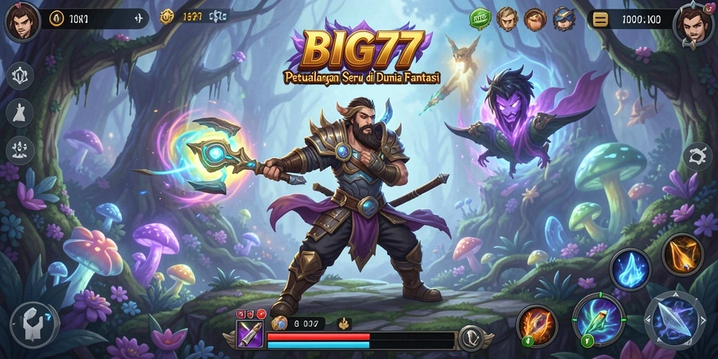 Tampilan gameplay BIG77 yang menakjubkan di dunia petualangan.