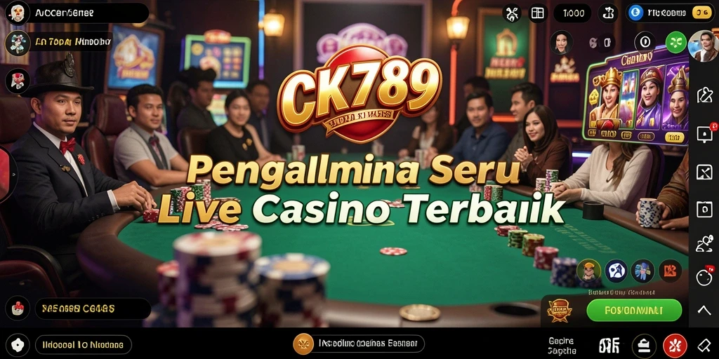Gameplay seru dan interaksi langsung dengan dealer di CK789.