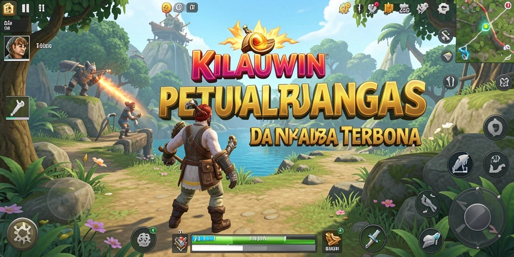 Gameplay KILAUWIN menunjukkan keindahan dunia terbuka yang luas.
