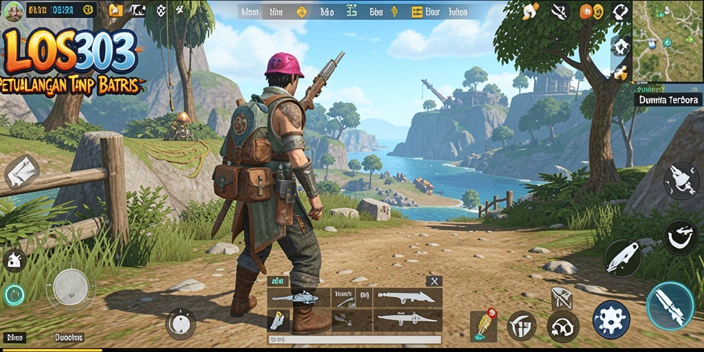 Tampilan gameplay Los303 menunjukkan petualangan seru dalam dunia terbuka yang luas.