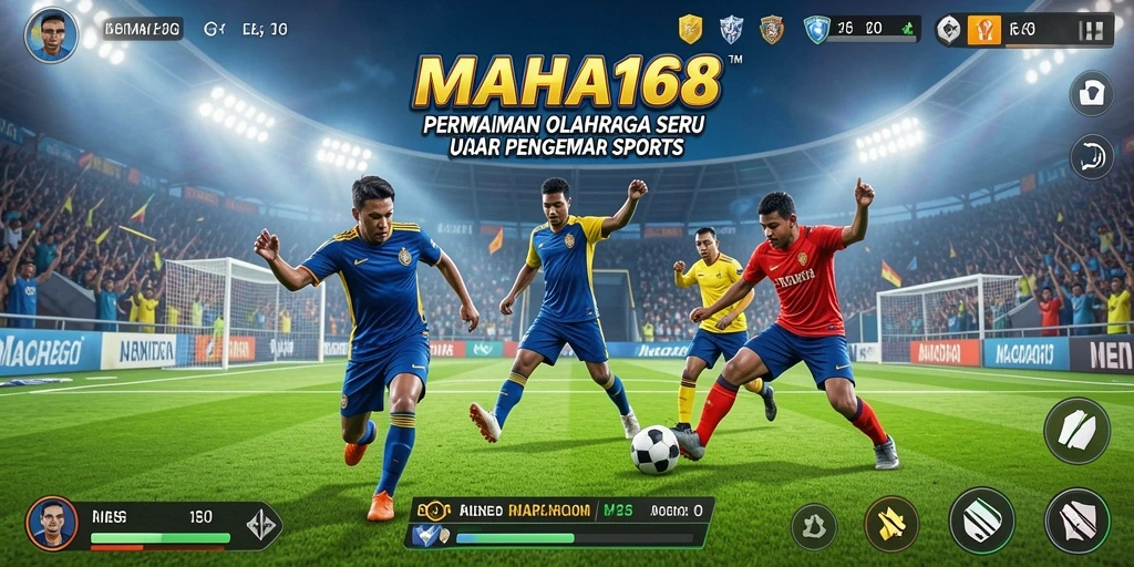Tampilan screenshot MAHA168 yang menampilkan aksi olahraga yang mendebarkan.