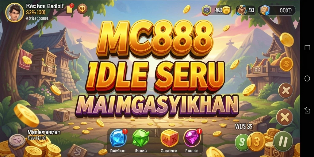Screenshot menampilkan gameplay Idle yang menarik dari MC888.
