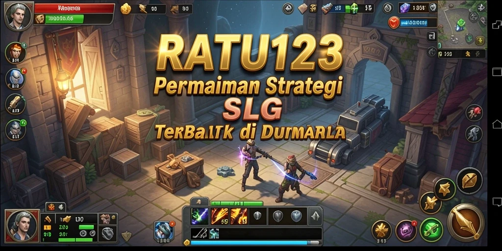 Tampilan gameplay yang menakjubkan dalam RATU123.