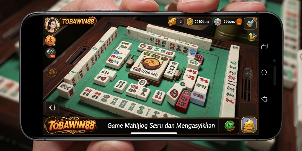 Screenshot gameplay TOBAWIN88 yang menampilkan keseruan permainan Mahjong.