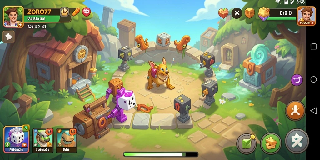 Tangkapan layar gameplay ZORO77 yang menarik dan menantang.